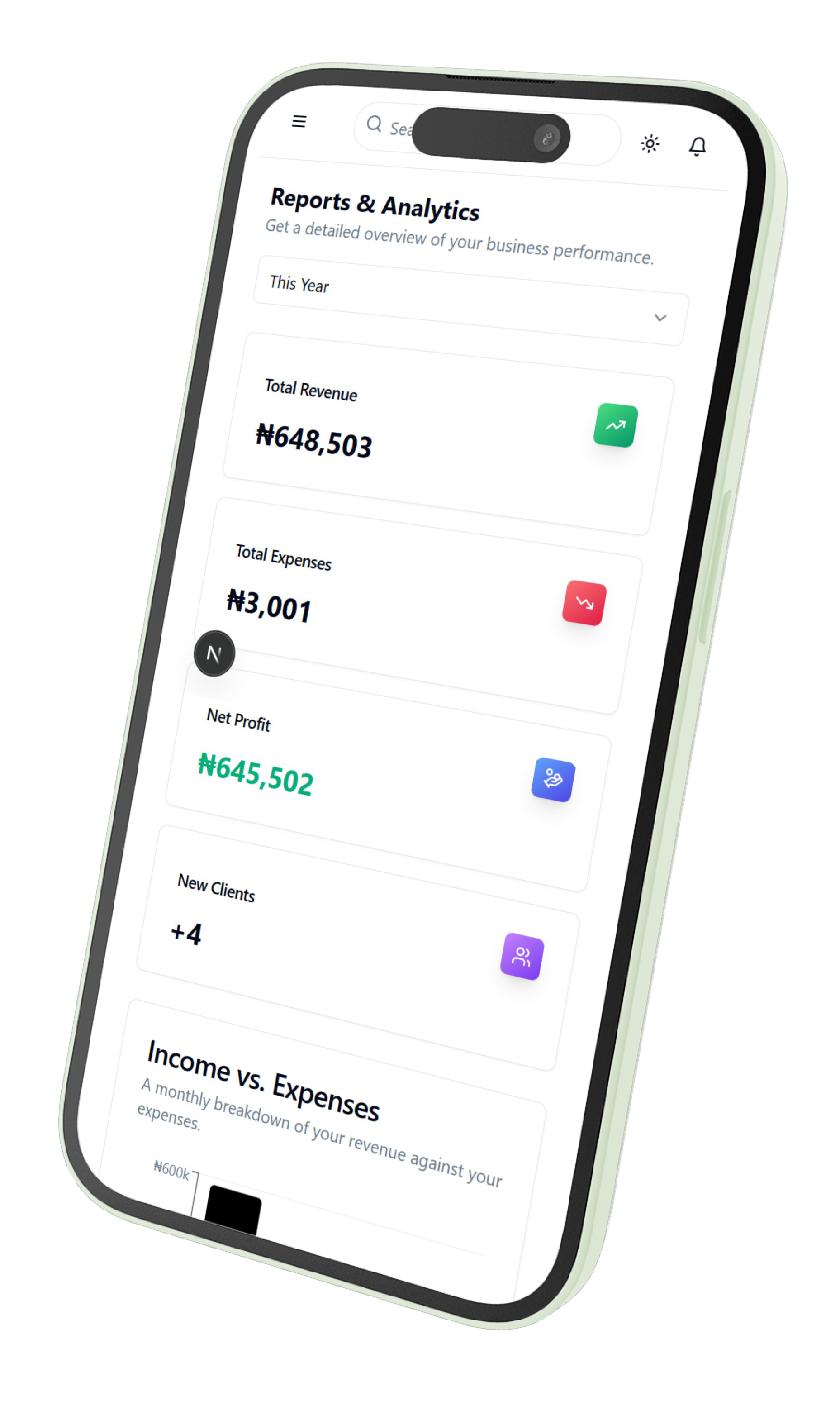 Happy person using a phone