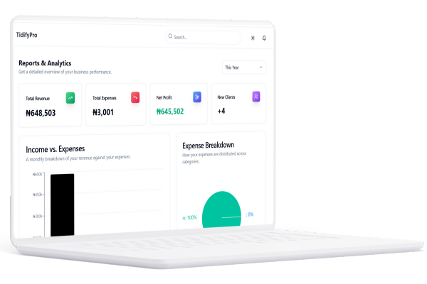 Dashboard showing shift management